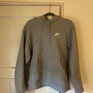 Nike Gray Club Fleece Hoodie